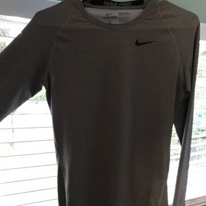 Grey Dri-Fit Nike Long Sleeve